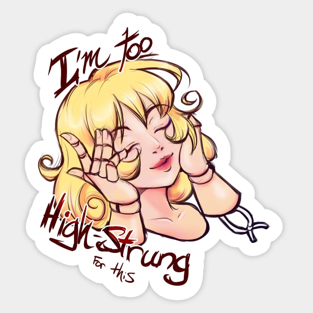 High Strung Doll Sticker by MutationIvori